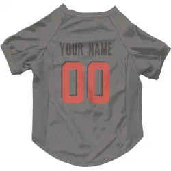 Cleveland Browns Custom Gray Pet Jersey for Dog & Cat