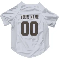 Cleveland Browns Custom White Pet Jersey for Dog & Cat