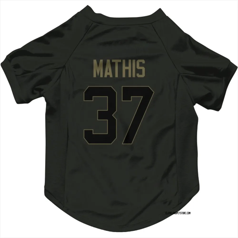 Cleveland Browns Damarri Mathis Black Service Pet Jersey for Dog & Cat