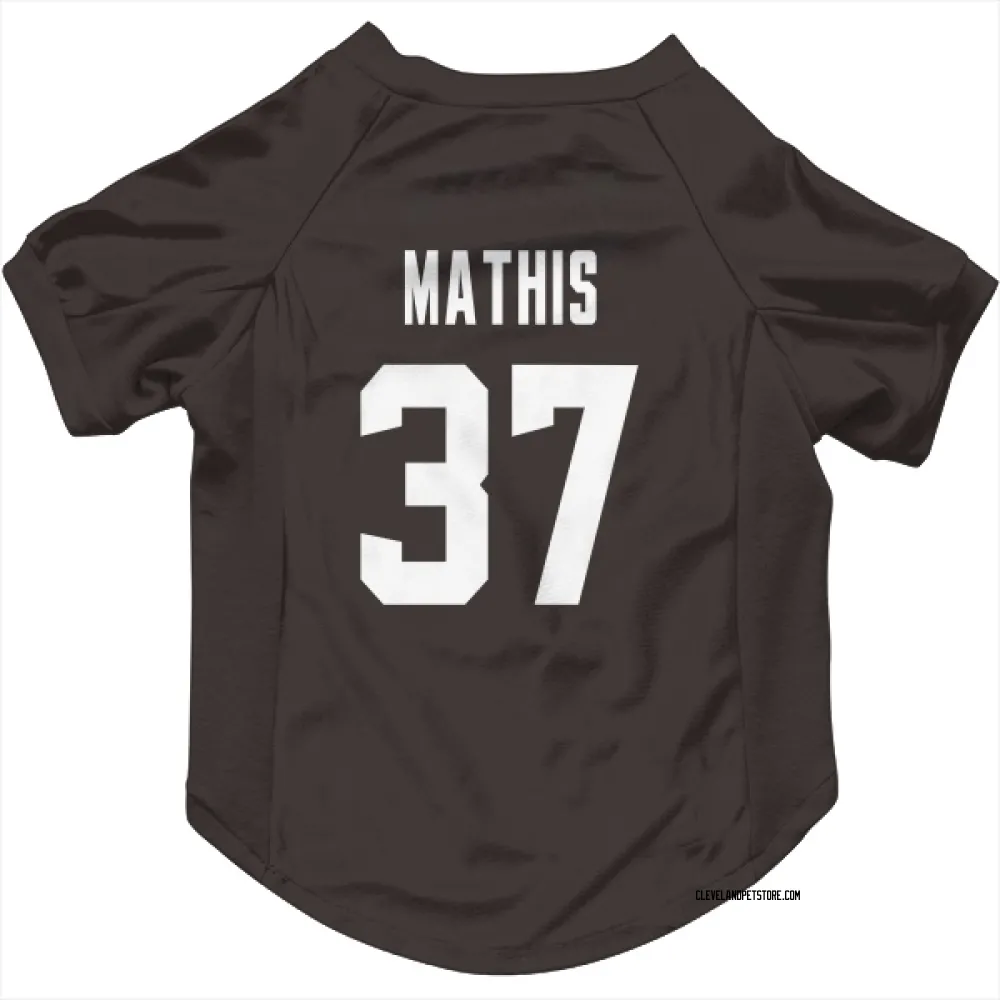 Cleveland Browns Damarri Mathis Brown Pet Jersey for Dog & Cat