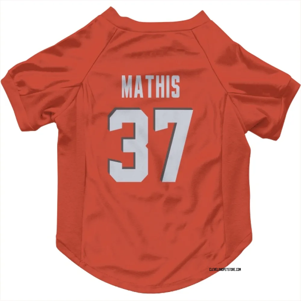 Cleveland Browns Damarri Mathis Orange Pet Jersey for Dog & Cat