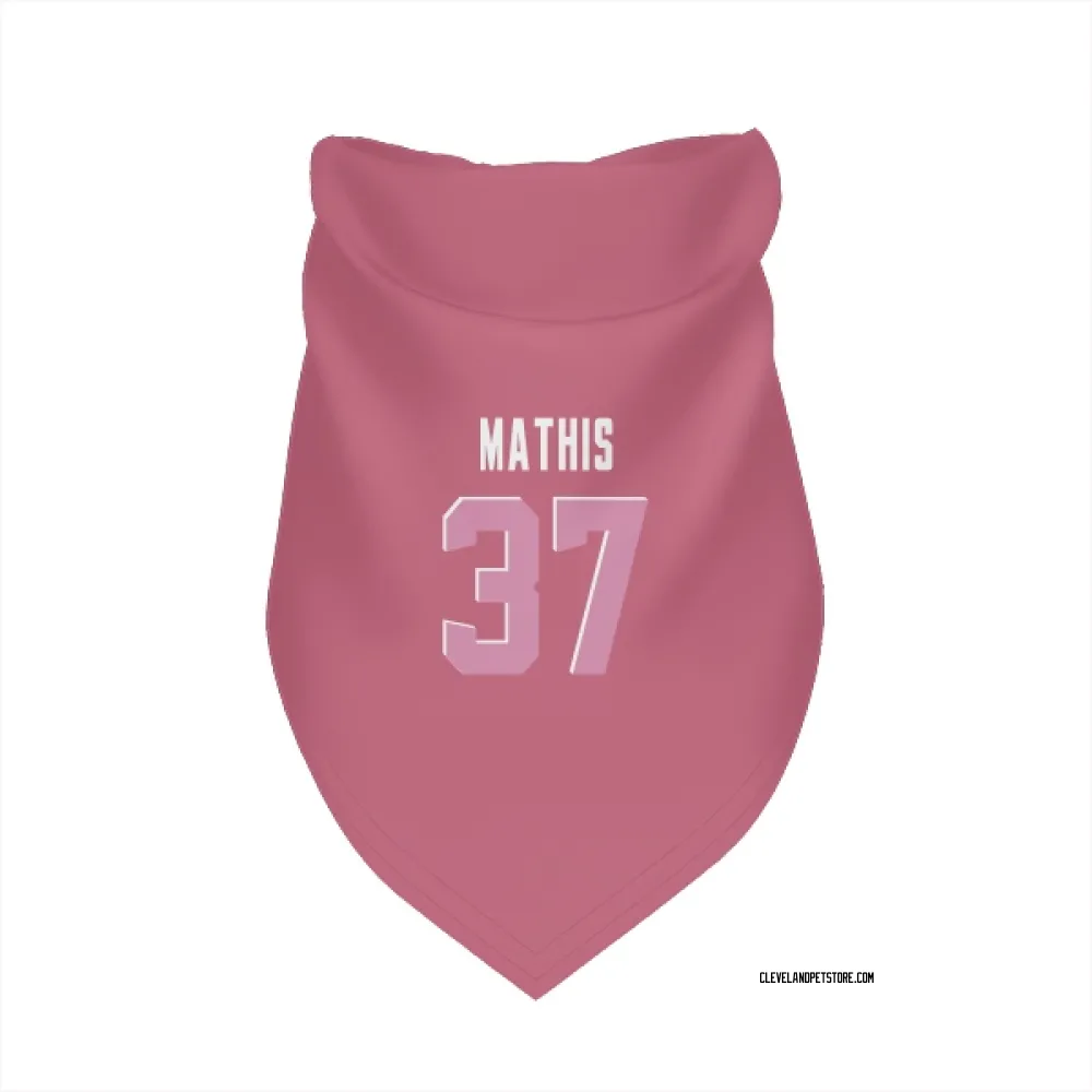 Cleveland Browns Damarri Mathis Pink Pet Bandana for Dog & Cat