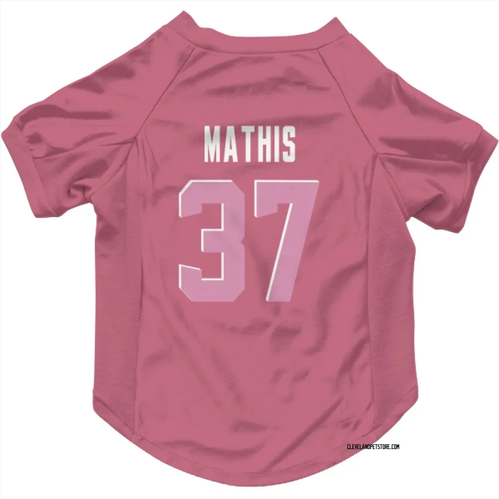 Cleveland Browns Damarri Mathis Pink Pet Jersey for Dog & Cat