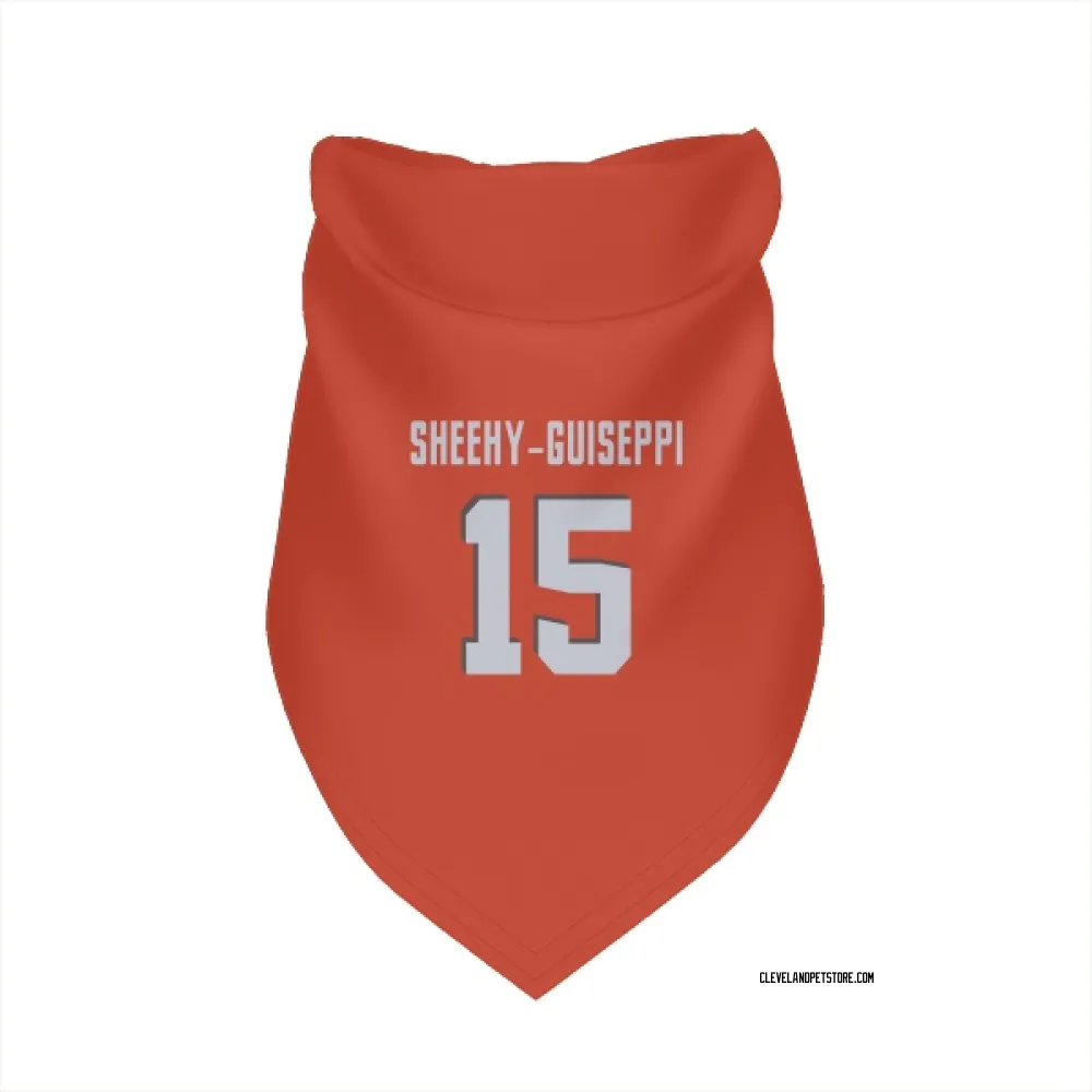 Cleveland Browns Damon Sheehy-Guiseppi Orange Pet Bandana for Dog & Cat