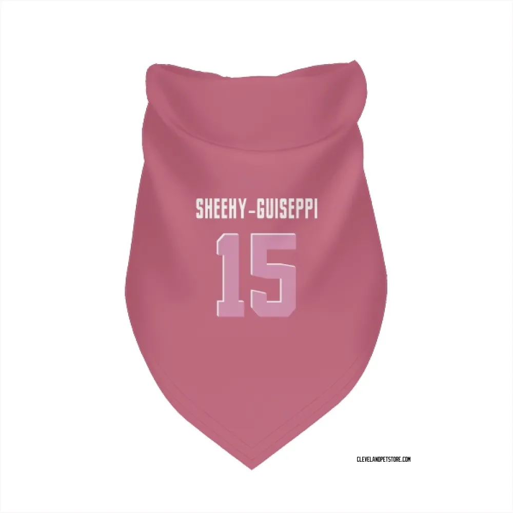 Cleveland Browns Damon Sheehy-Guiseppi Pink Pet Bandana for Dog & Cat