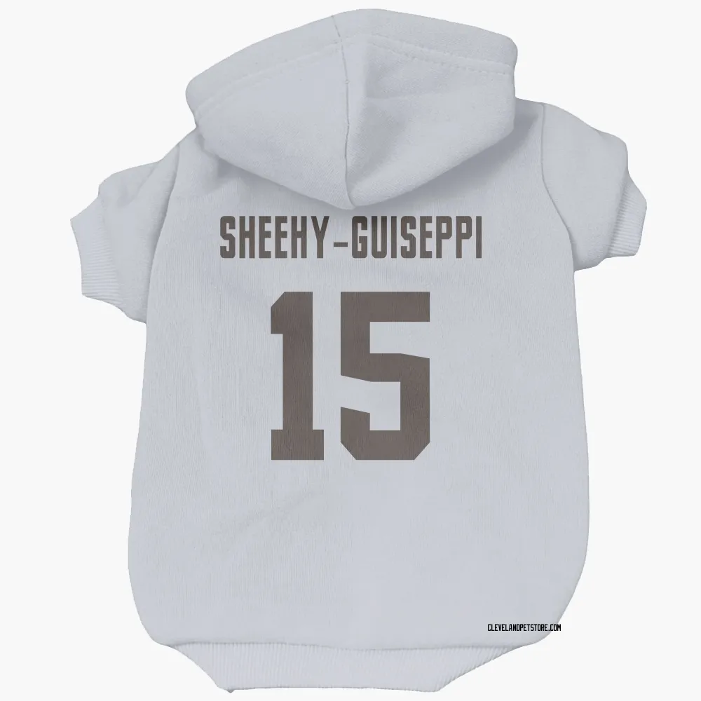 Cleveland Browns Damon Sheehy-Guiseppi White Pet Hoodie for Dog & Cat