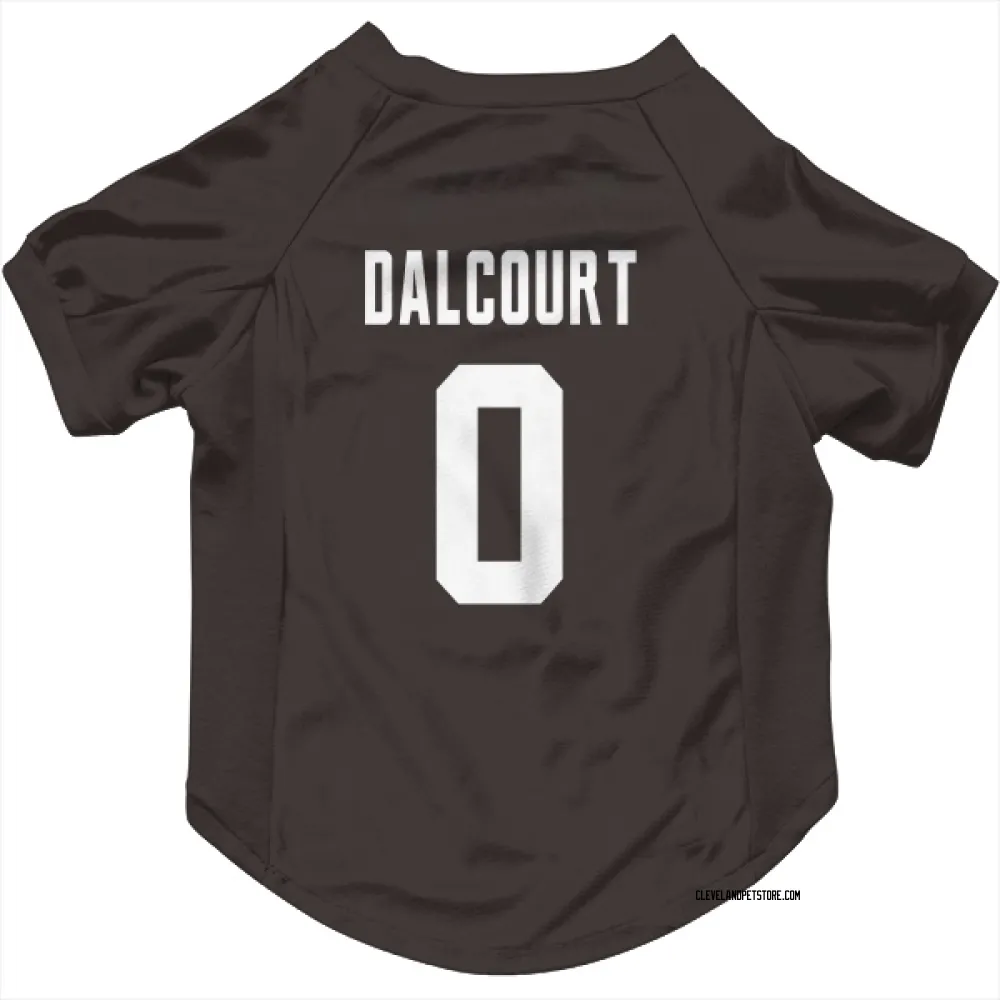 Cleveland Browns Darrian Dalcourt Brown Pet Jersey for Dog & Cat