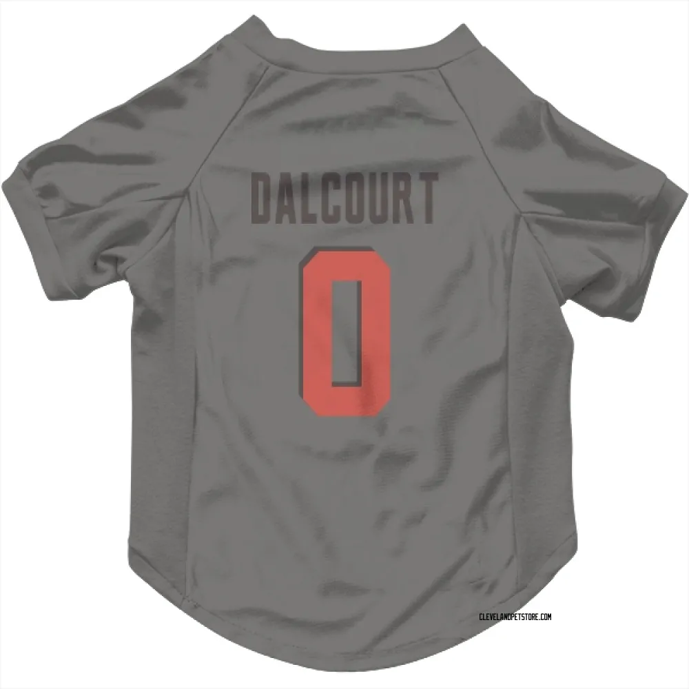 Cleveland Browns Darrian Dalcourt Gray Pet Jersey for Dog & Cat