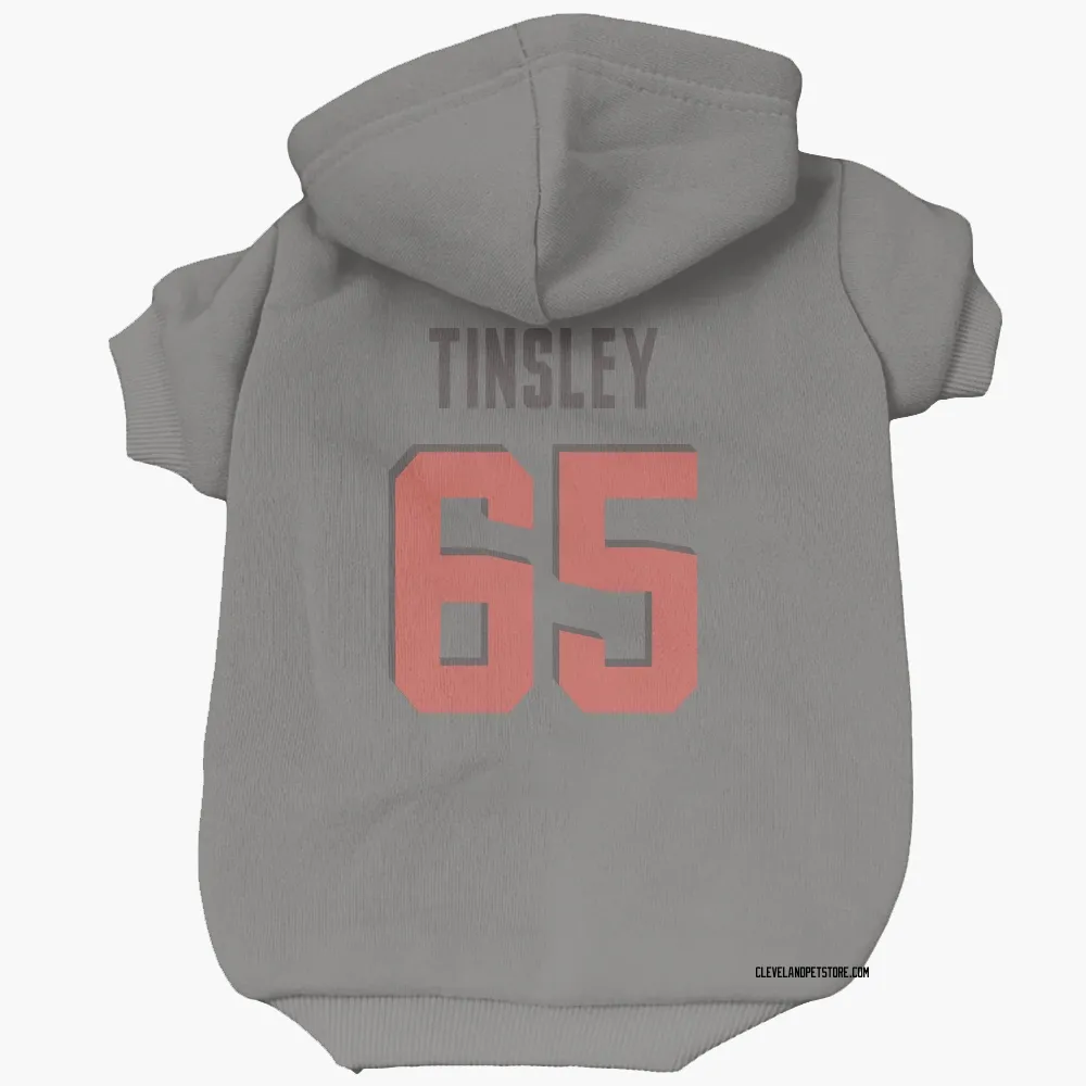 Cleveland Browns Dartanyan Tinsley Gray Pet Hoodie for Dog & Cat