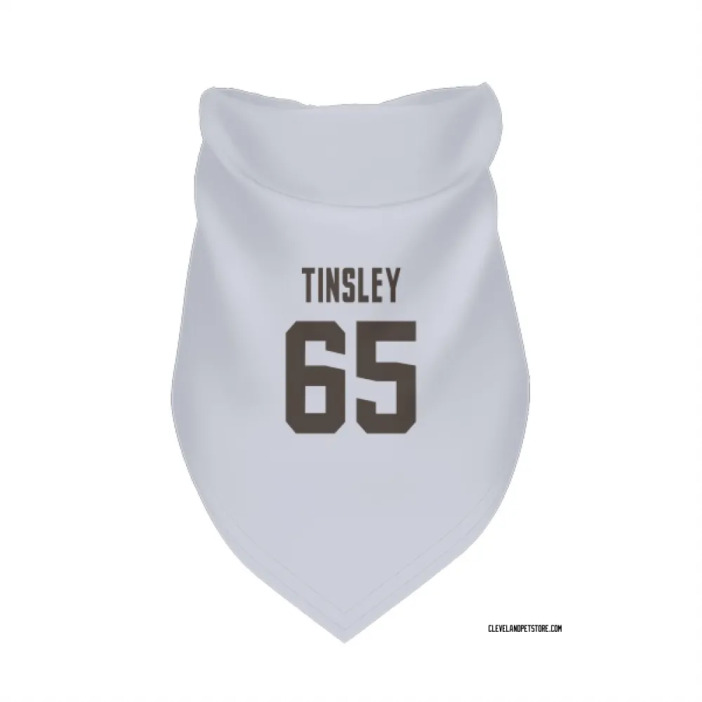 Cleveland Browns Dartanyan Tinsley White Pet Bandana for Dog & Cat