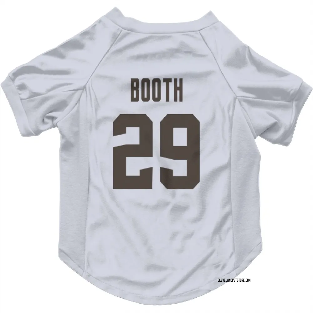 Cleveland Browns Davon Booth White Pet Jersey for Dog & Cat
