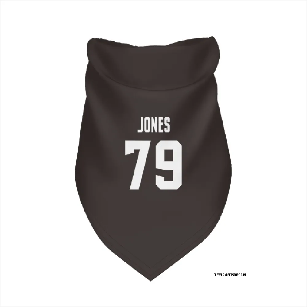 Cleveland Browns Dawand Jones Brown Pet Bandana for Dog & Cat