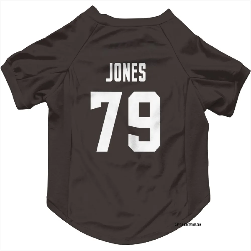 Cleveland Browns Dawand Jones Brown Pet Jersey for Dog & Cat