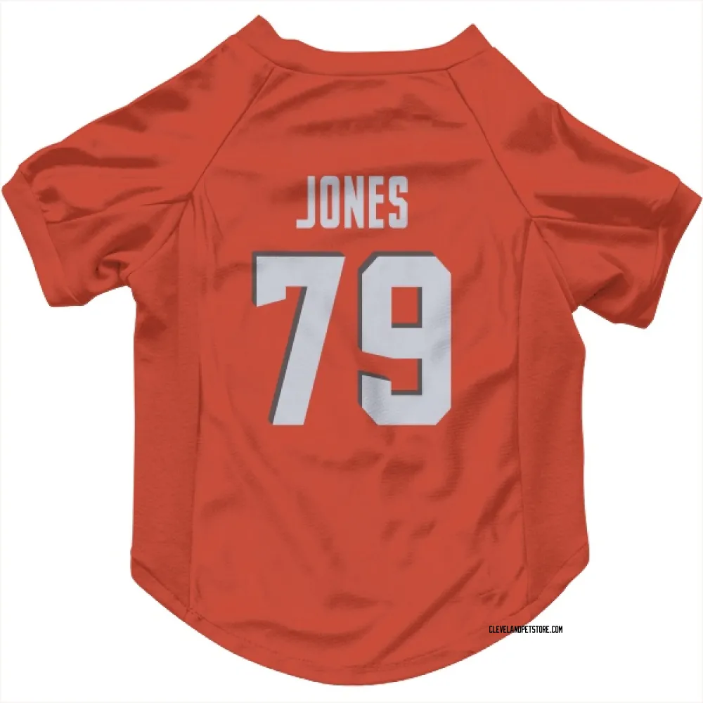 Cleveland Browns Dawand Jones Orange Pet Jersey for Dog & Cat