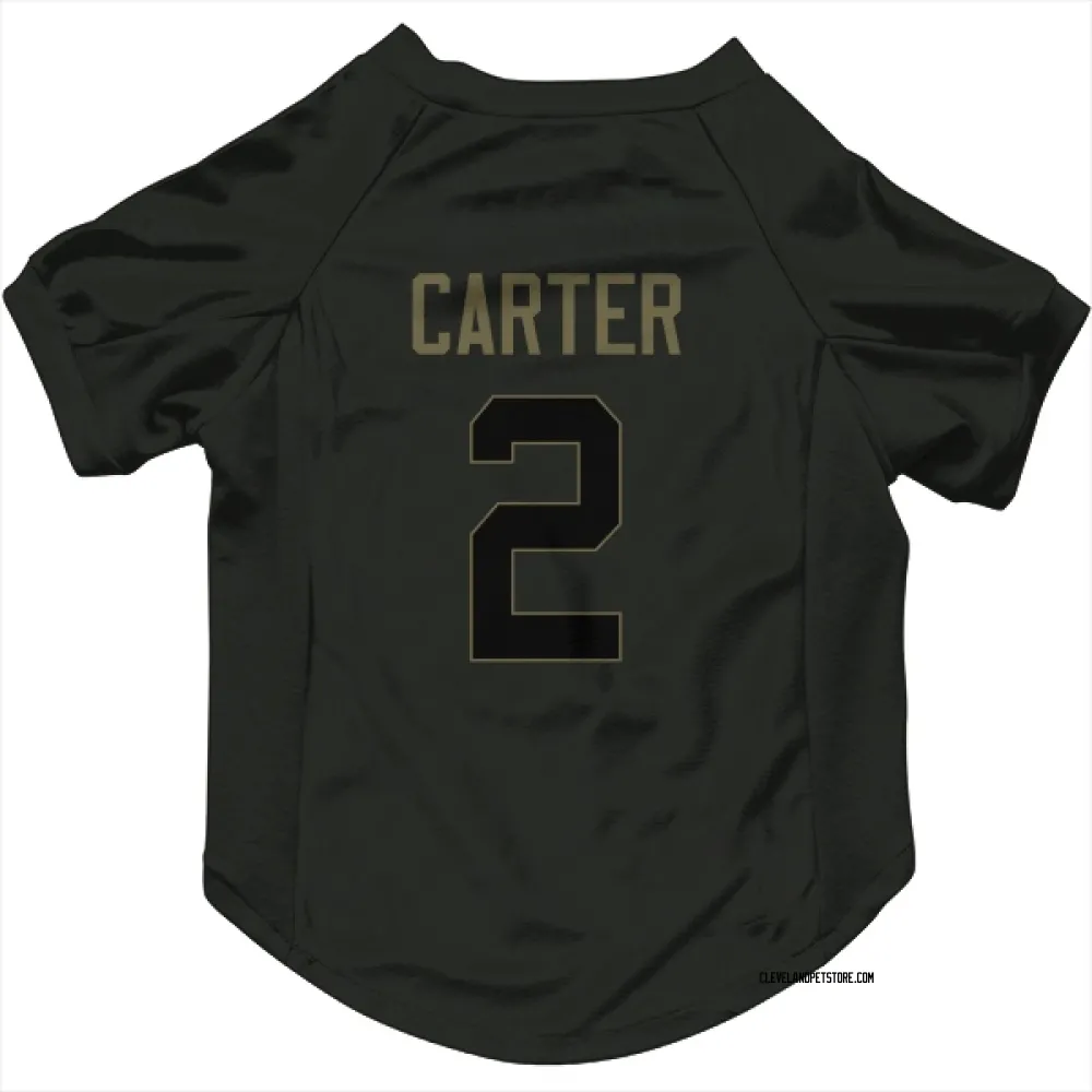 Cleveland Browns DeAndre Carter Black Service Pet Jersey for Dog & Cat