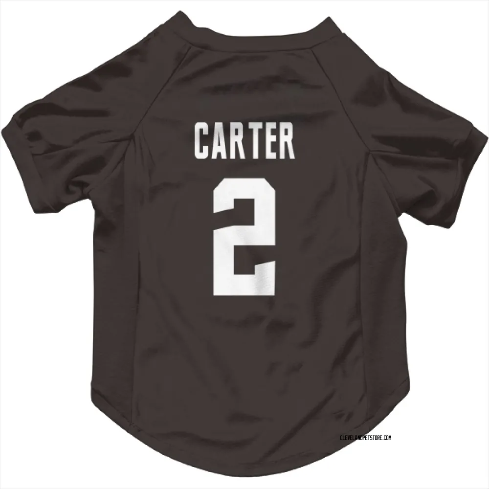 Cleveland Browns DeAndre Carter Brown Pet Jersey for Dog & Cat