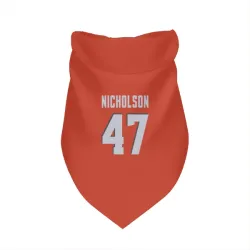Cleveland Browns DeCarlos Nicholson Orange Pet Bandana for Dog & Cat