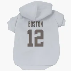 Cleveland Browns Denzel Boston White Pet Hoodie for Dog & Cat