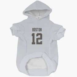 Cleveland Browns Denzel Boston White Pet Hoodie for Dog & Cat