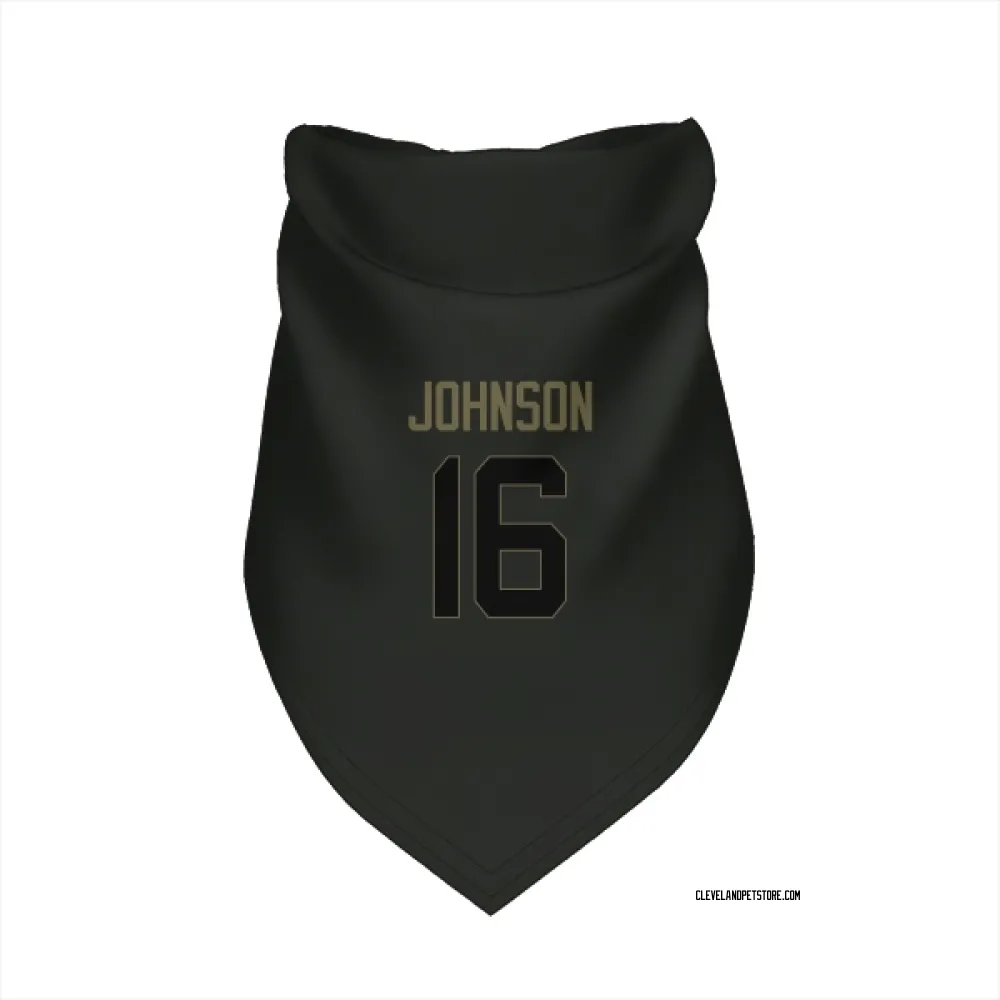 Cleveland Browns Diontae Johnson Black Service Pet Bandana for Dog & Cat