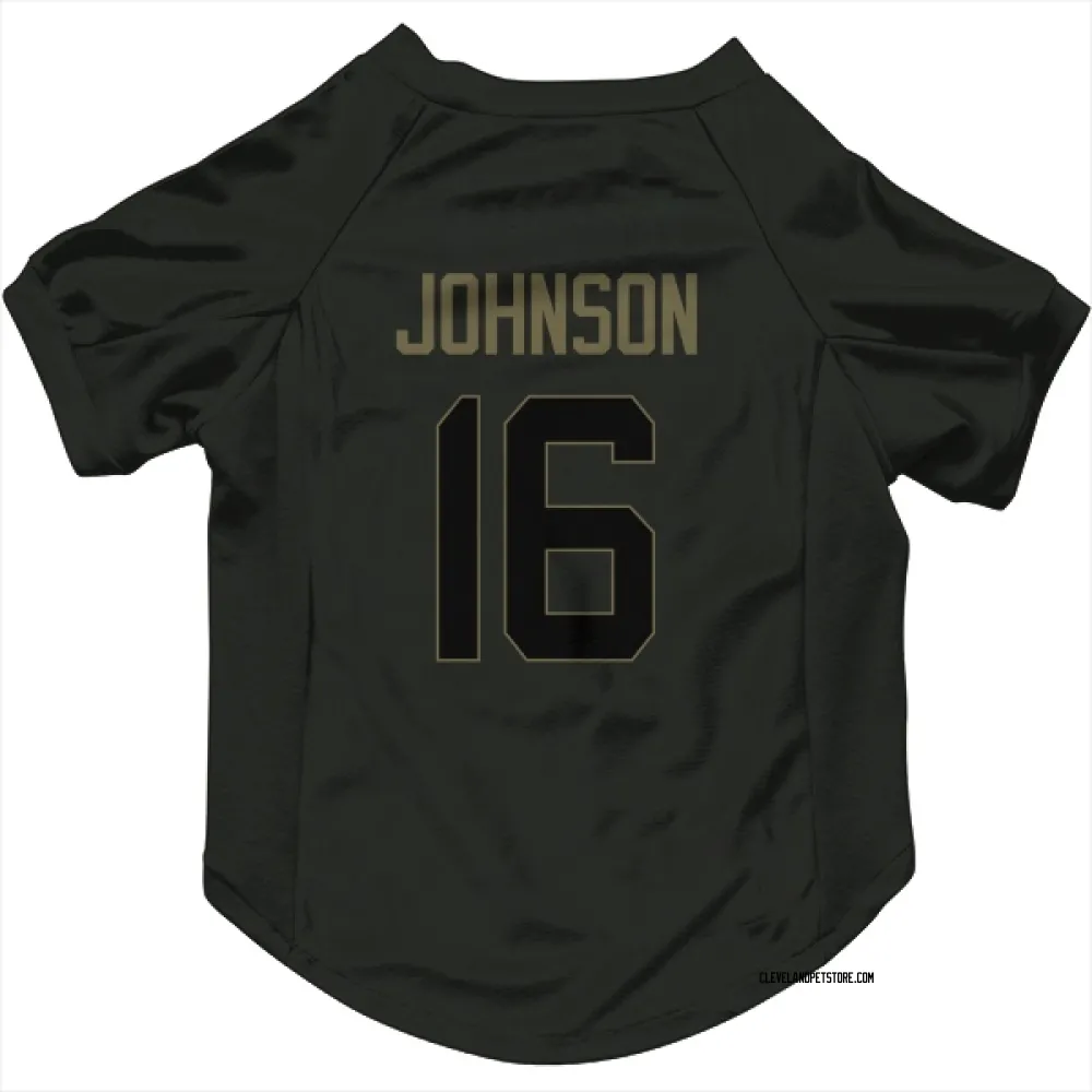Cleveland Browns Diontae Johnson Black Service Pet Jersey for Dog & Cat