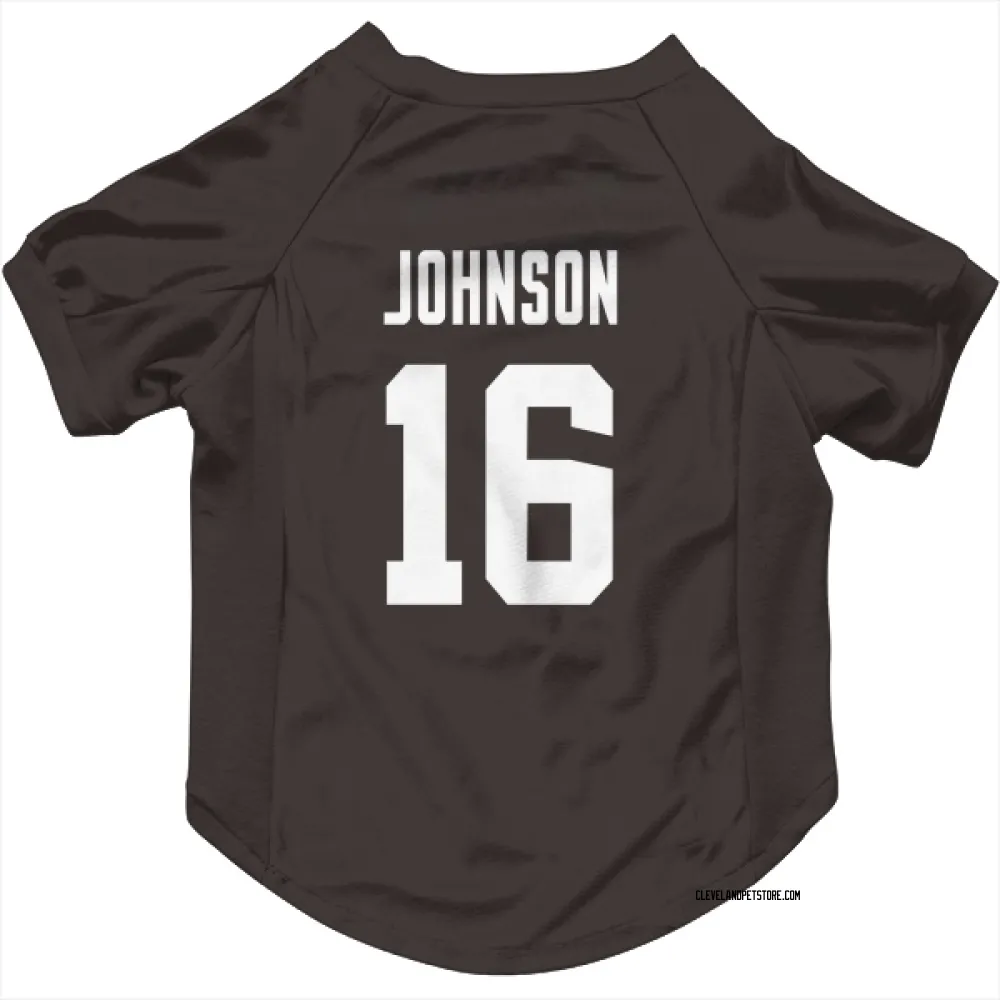 Cleveland Browns Diontae Johnson Brown Pet Jersey for Dog & Cat