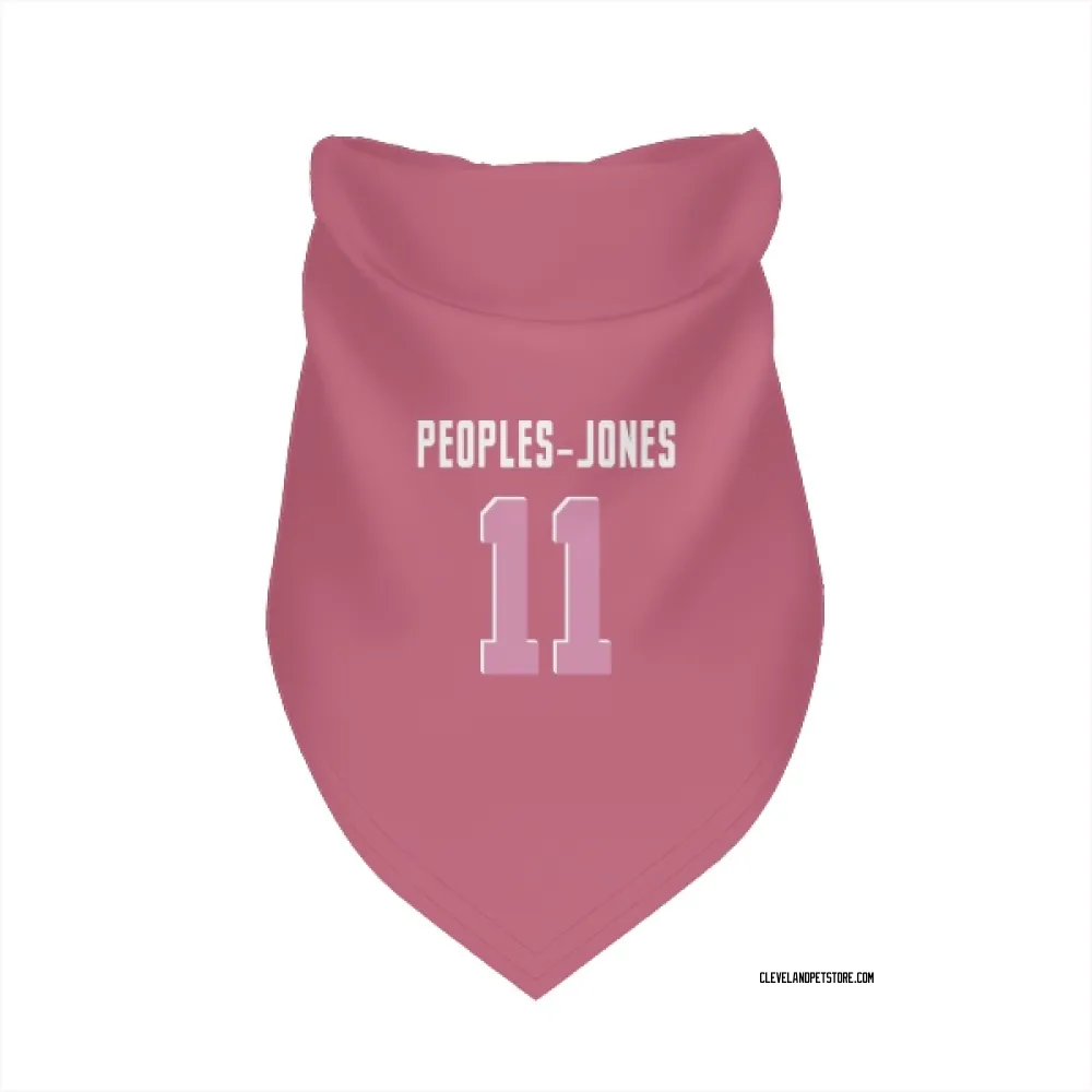 Cleveland Browns Donovan Peoples-Jones Pink Pet Bandana for Dog & Cat