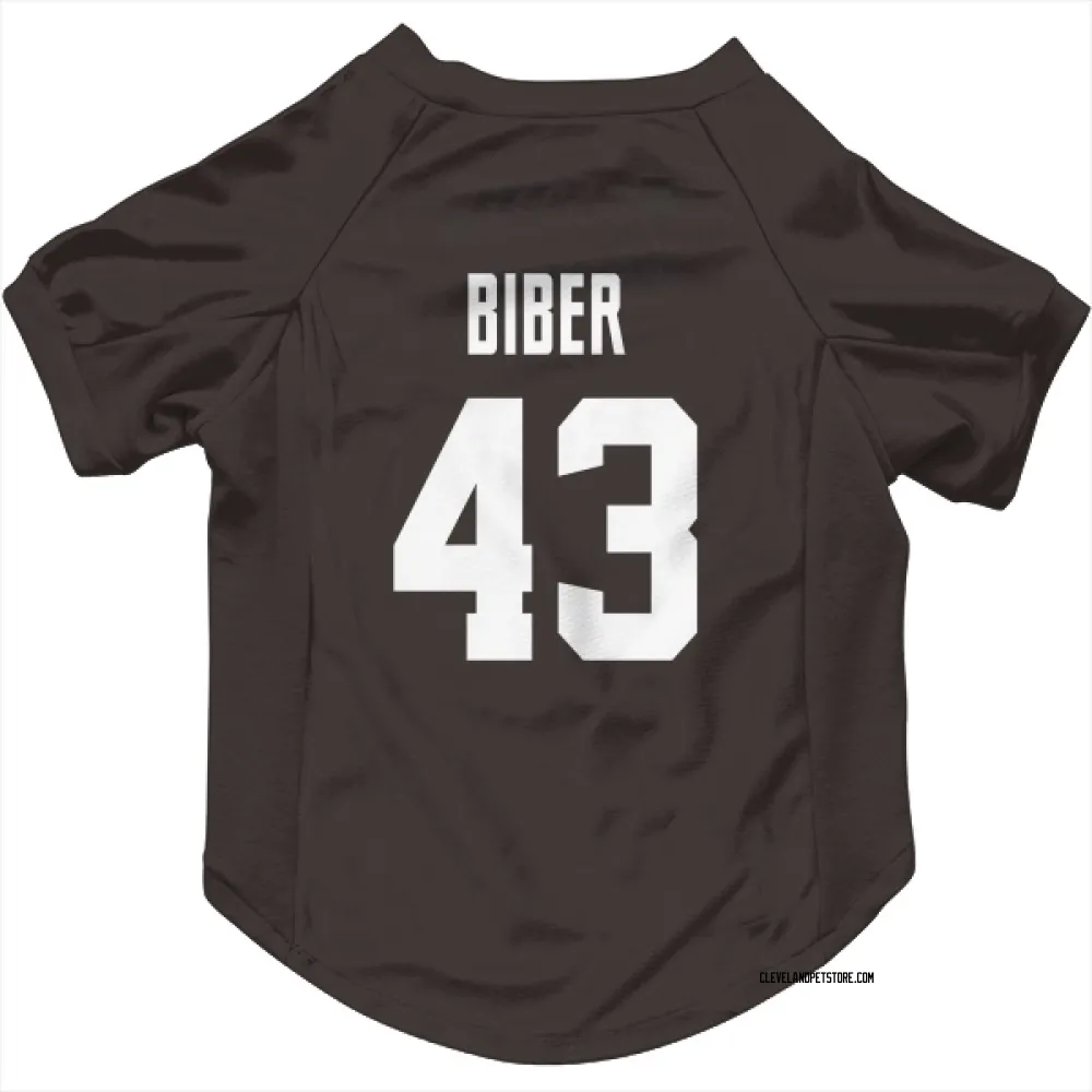 Cleveland Browns Drew Biber Brown Pet Jersey for Dog & Cat