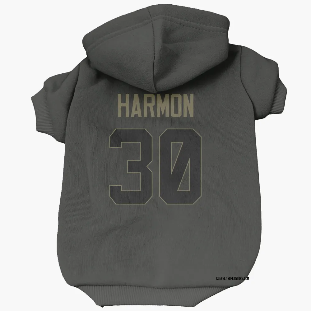 Cleveland Browns Duron Harmon Black Service Pet Hoodie for Dog & Cat