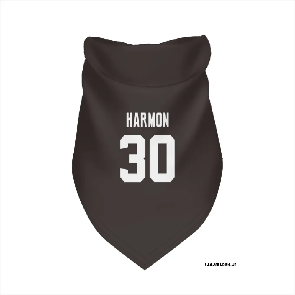 Cleveland Browns Duron Harmon Brown Pet Bandana for Dog & Cat