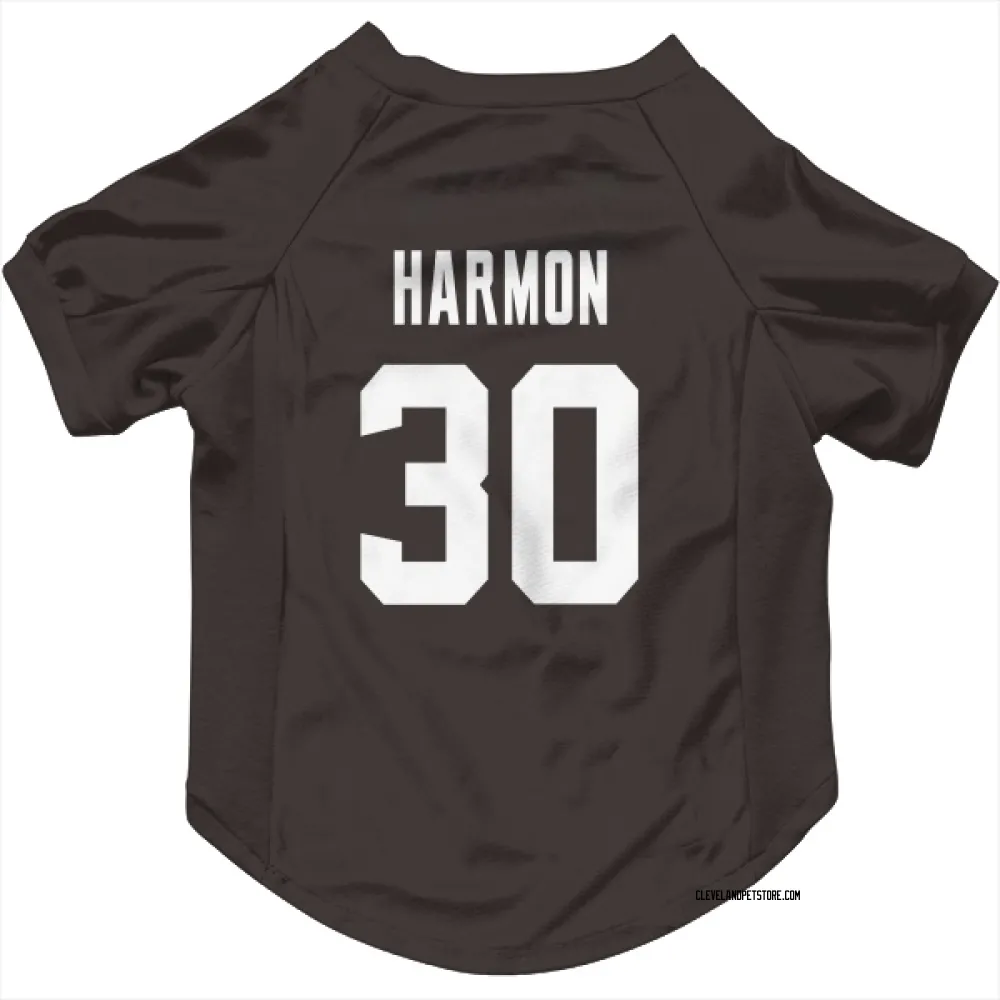 Cleveland Browns Duron Harmon Brown Pet Jersey for Dog & Cat