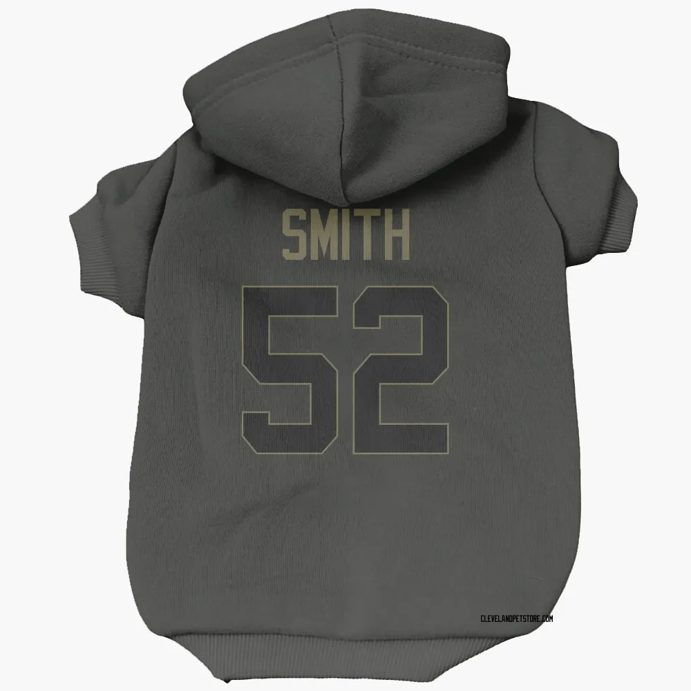 Cleveland Browns Elerson G. Smith Black Service Pet Hoodie for Dog & Cat
