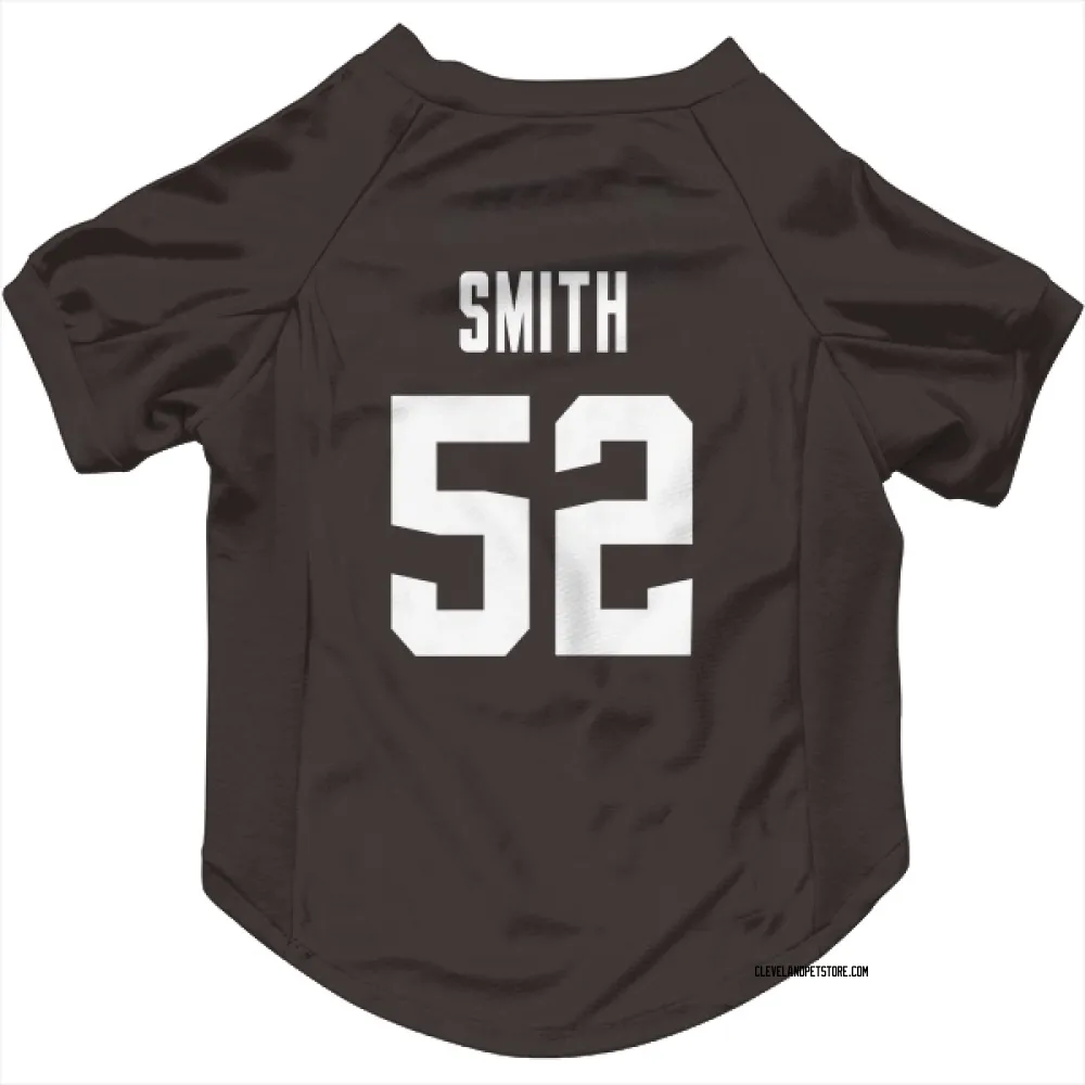 Cleveland Browns Elerson G. Smith Brown Pet Jersey for Dog & Cat