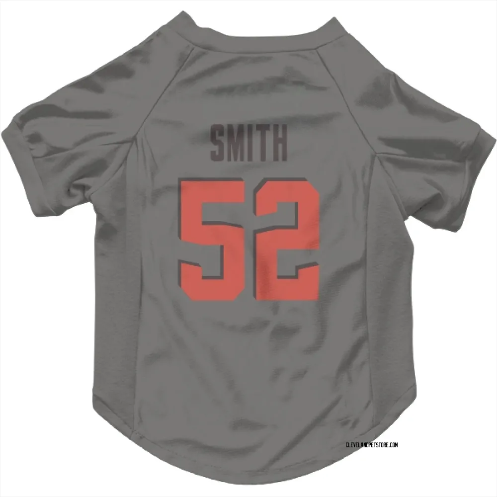 Cleveland Browns Elerson G. Smith Gray Pet Jersey for Dog & Cat
