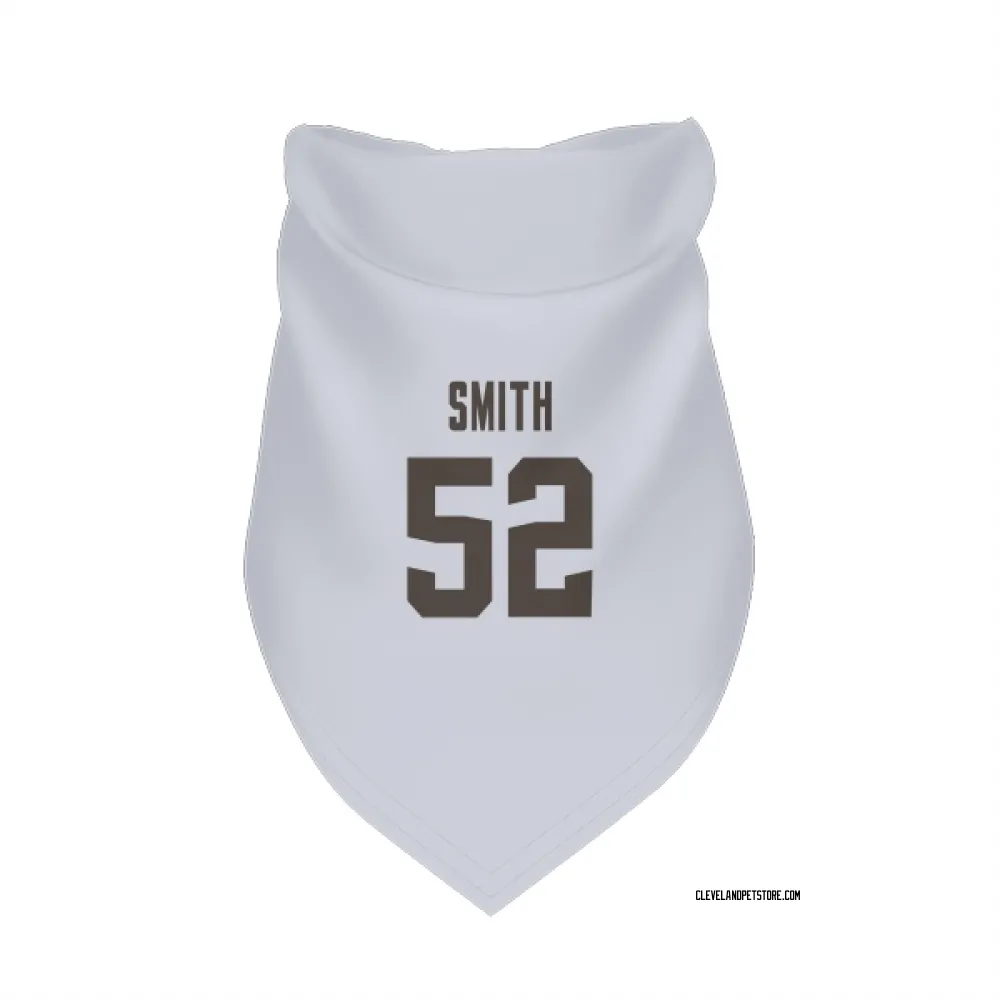 Cleveland Browns Elerson G. Smith White Pet Bandana for Dog & Cat