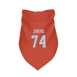 Cleveland Browns Elgton Jenkins Orange Pet Bandana for Dog & Cat