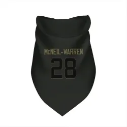Cleveland Browns Emmanuel McNeil-Warren Black Service Pet Bandana for Dog & Cat