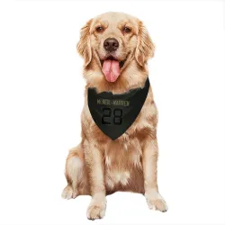 Cleveland Browns Emmanuel McNeil-Warren Black Service Pet Bandana for Dog & Cat