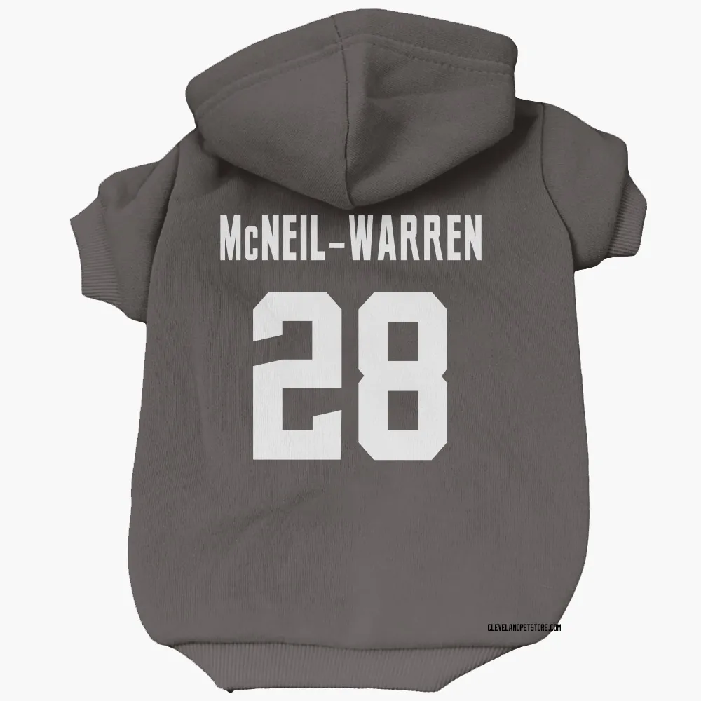 Cleveland Browns Emmanuel McNeil-Warren Brown Pet Hoodie for Dog & Cat