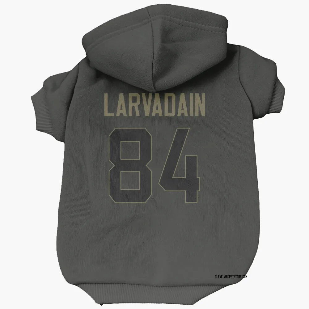 Cleveland Browns Gage Larvadain Black Service Pet Hoodie for Dog & Cat