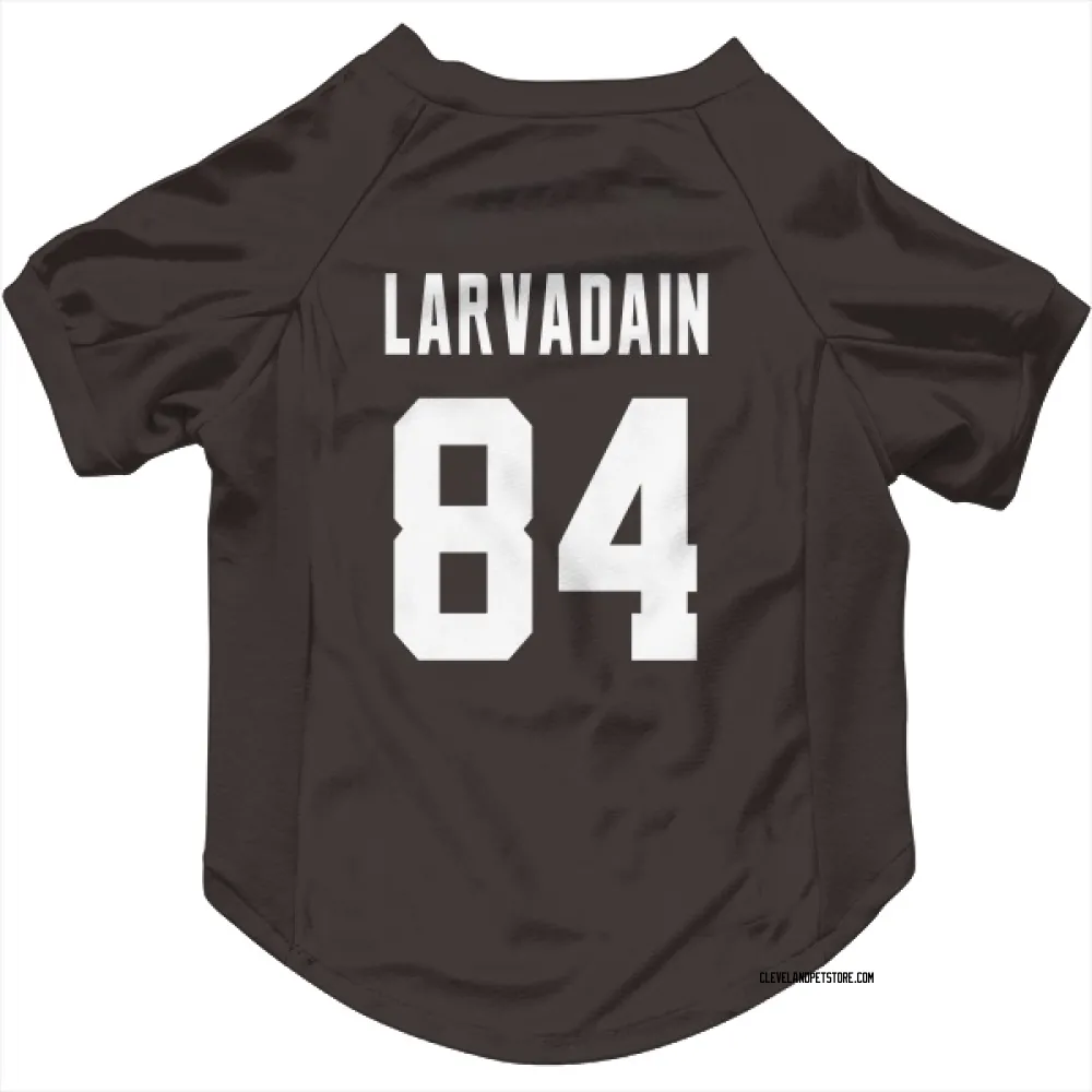 Cleveland Browns Gage Larvadain Brown Pet Jersey for Dog & Cat