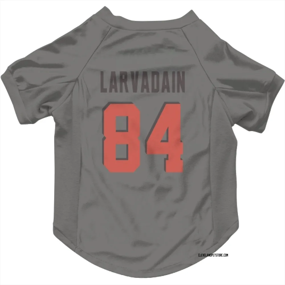 Cleveland Browns Gage Larvadain Gray Pet Jersey for Dog & Cat