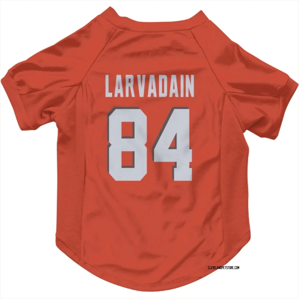Cleveland Browns Gage Larvadain Orange Pet Jersey for Dog & Cat