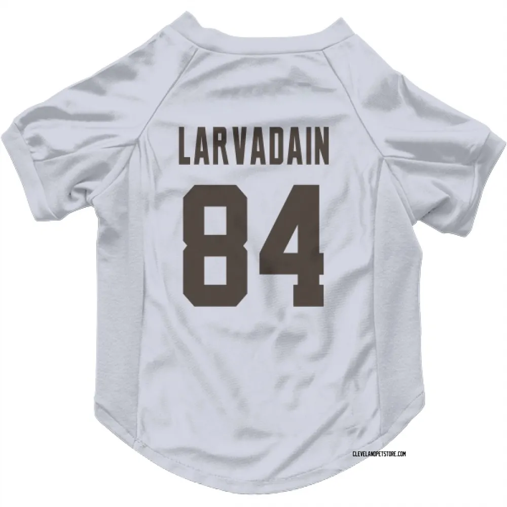 Cleveland Browns Gage Larvadain White Pet Jersey for Dog & Cat