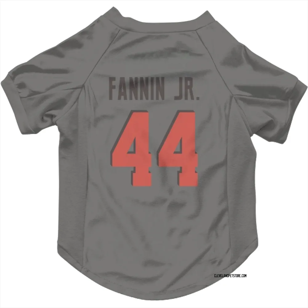 Cleveland Browns Harold Fannin Jr. Gray Pet Jersey for Dog & Cat