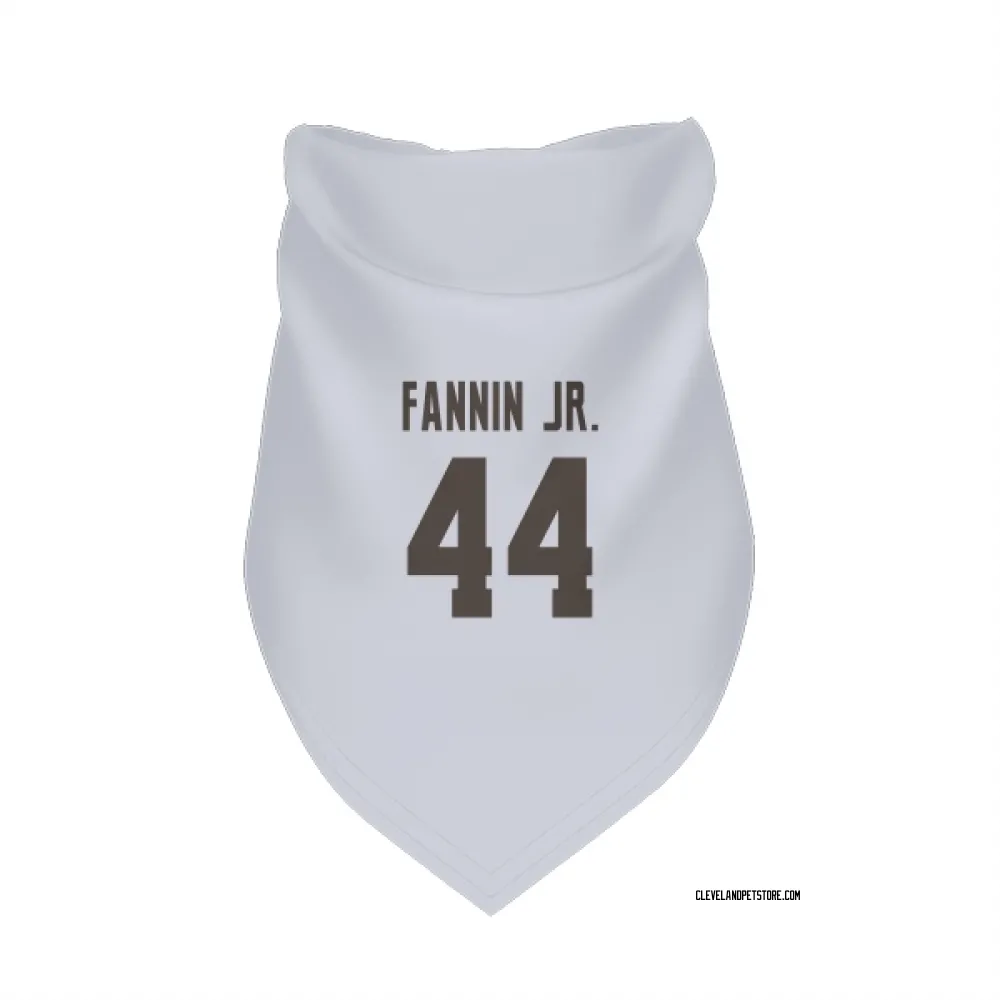Cleveland Browns Harold Fannin Jr. White Pet Bandana for Dog & Cat
