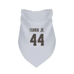 Cleveland Browns Harold Fannin Jr. White Pet Bandana for Dog & Cat