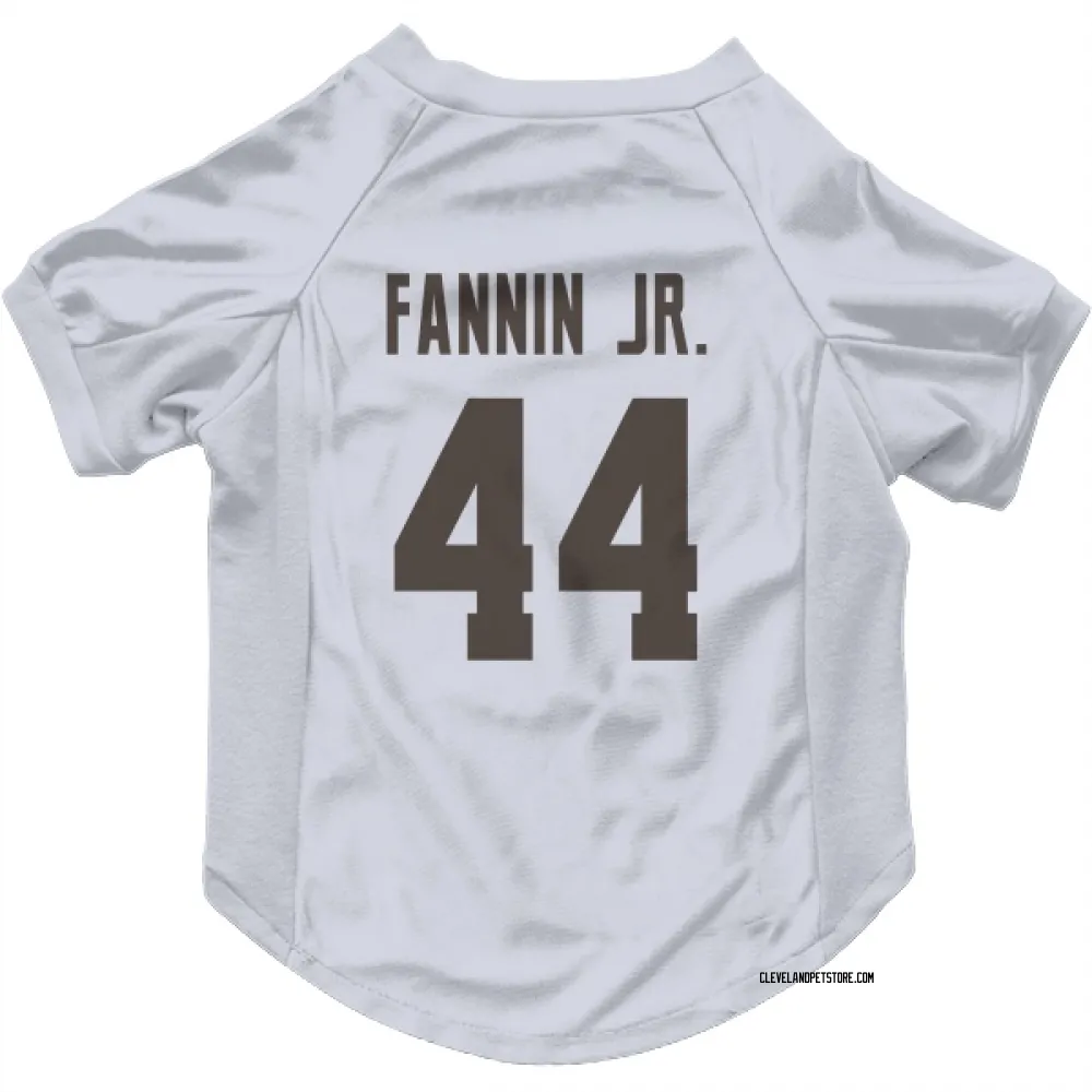 Cleveland Browns Harold Fannin Jr. White Pet Jersey for Dog & Cat