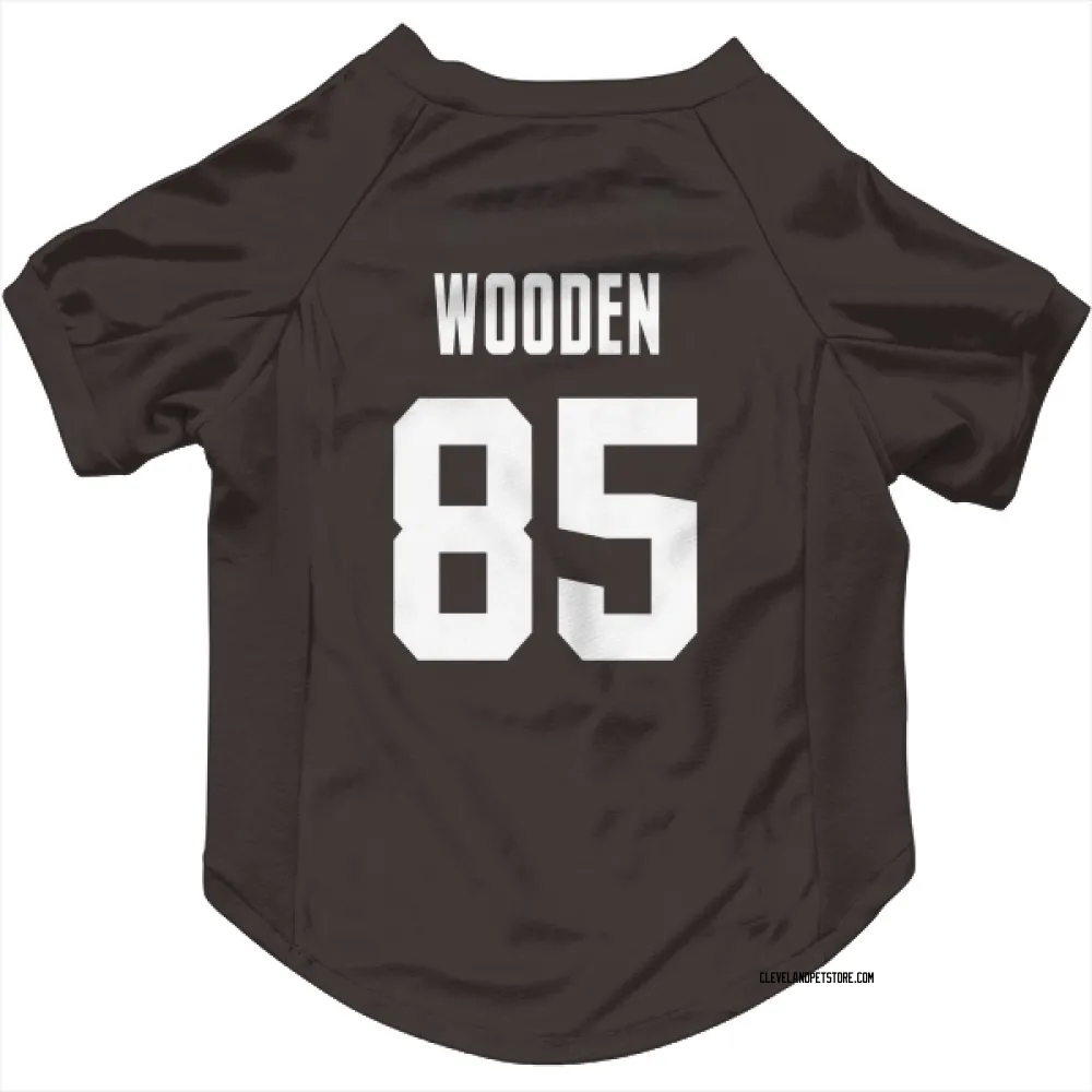 Cleveland Browns Isaiah Wooden Brown Pet Jersey for Dog & Cat