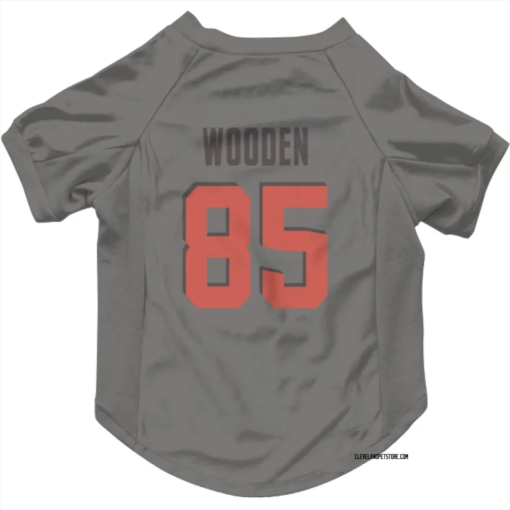 Cleveland Browns Isaiah Wooden Gray Pet Jersey for Dog & Cat